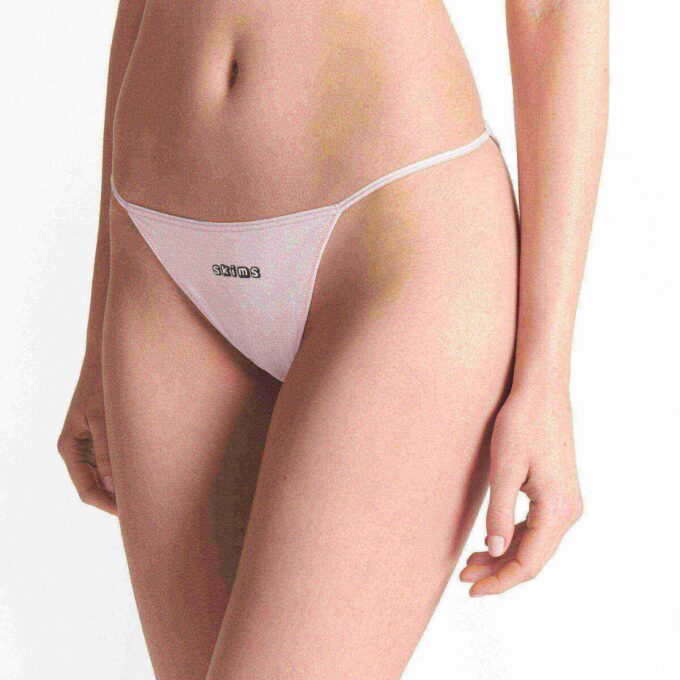 Flohmarkt-Kaktus-Bikini-Set von Skims aus Baumwolljersey, 5er-Pack Flohmarkt-Kaktus-Bikini-Set von Skims aus Baumwolljersey, 5er-Pack