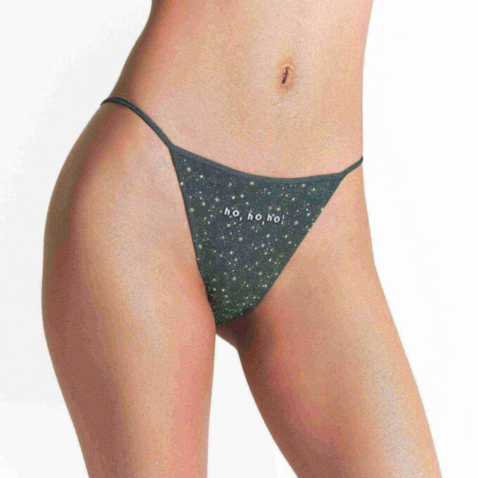 Flohmarkt-Kaktus-Bikini-Set von Skims aus Baumwolljersey, 5er-Pack Flohmarkt-Kaktus-Bikini-Set von Skims aus Baumwolljersey, 5er-Pack