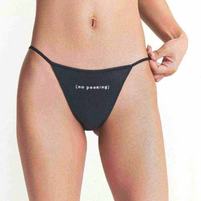 Flohmarkt-Kaktus-Bikini-Set von Skims aus Baumwolljersey, 5er-Pack Flohmarkt-Kaktus-Bikini-Set von Skims aus Baumwolljersey, 5er-Pack