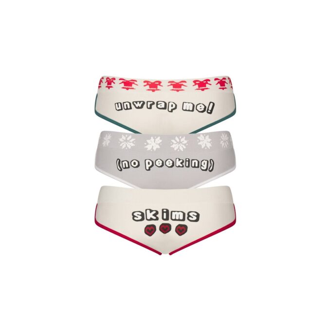 Flohmarkt-Kollektion mit Kaktusmotiven und Skims Baumwolljersey Micro Boy Shorts (3er-Pack) Flohmarkt-Kollektion mit Kaktusmotiven und Skims Baumwolljersey Micro Boy Shorts (3er-Pack)