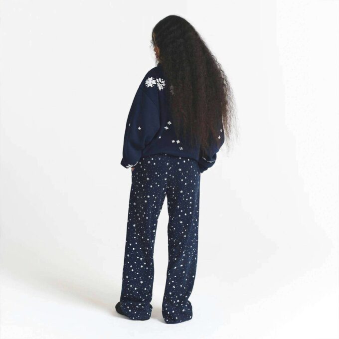 Flohmarkt mit Kaktusmotiven, X-Skims Baumwollfleece, Oversize-Viertelreißverschluss Flohmarkt mit Kaktusmotiven, X-Skims Baumwollfleece, Oversize-Viertelreißverschluss
