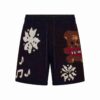 Flohmarkt mit Kaktusmotiven, X Skims Baumwollstrick, Herren Intarsien-Shorts Flohmarkt mit Kaktusmotiven, X Skims Baumwollstrick, Herren Intarsien-Shorts