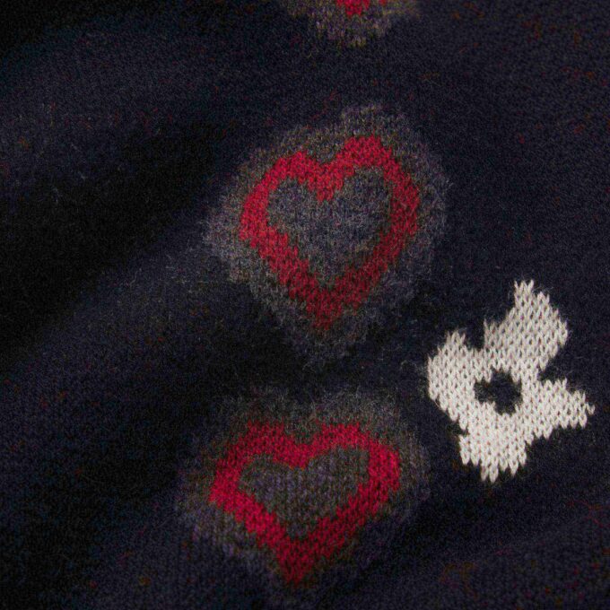 Flohmarkt mit Kaktusmotiven, X Skims Baumwollstrick-Herrenpullover mit Intarsienmuster Flohmarkt mit Kaktusmotiven, X Skims Baumwollstrick-Herrenpullover mit Intarsienmuster