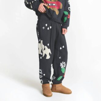 Flohmarkt mit Kaktusmotiven, X Skims schwere Fleece-Herren-Jogginghose