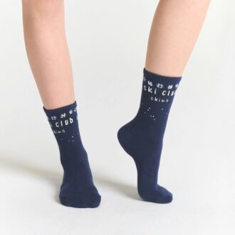 Flohmarkt-Socken mit Kaktusmotiv – X Skims Rippsocken, 2er-Pack
