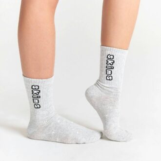 Flohmarkt-Socken mit Kaktusmotiv – X Skims Rippsocken, 2er-Pack