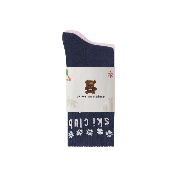 Flohmarkt-Socken mit Kaktusmotiv – X Skims Rippsocken, 2er-Pack Flohmarkt-Socken mit Kaktusmotiv – X Skims Rippsocken, 2er-Pack