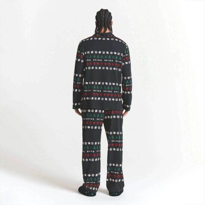 Flohmarktset mit Kaktusmotiv und Skims Jersey-Schlafanzug für Herren Flohmarktset mit Kaktusmotiv und Skims Jersey-Schlafanzug für Herren