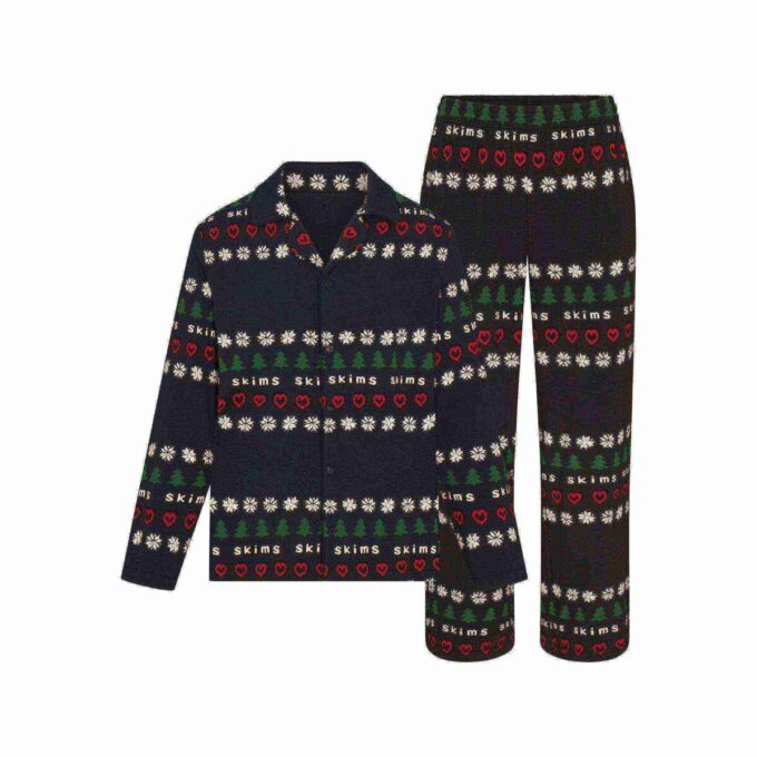 Flohmarktset mit Kaktusmotiv und Skims Jersey-Schlafanzug für Herren Flohmarktset mit Kaktusmotiv und Skims Jersey-Schlafanzug für Herren