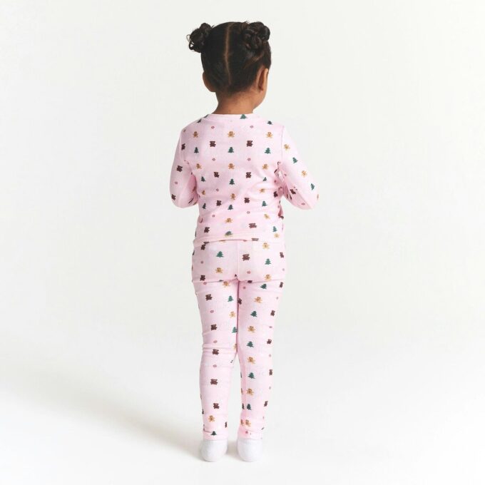 Flohmarktset mit Kaktusmotiv und Skims Plüsch-Pointelle-Set für Kinder (Langarm)