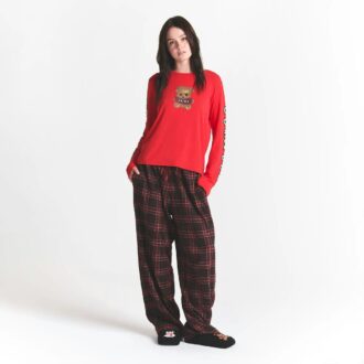 Flohmarktset mit Kaktuspflanze X Skims Skims Schlafanzug-Flanellhosen-Set
