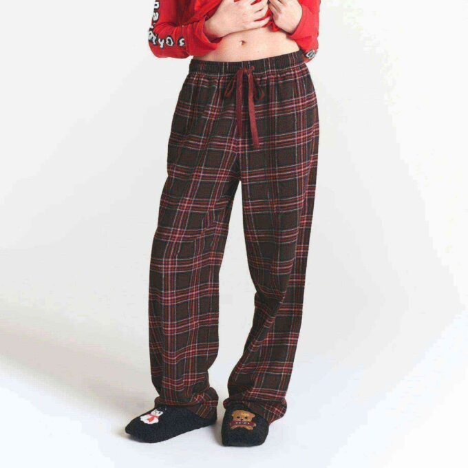 Flohmarktset mit Kaktuspflanze X Skims Skims Schlafanzug-Flanellhosen-Set Flohmarktset mit Kaktuspflanze X Skims Skims Schlafanzug-Flanellhosen-Set