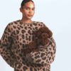Gemütlicher Oversize-Pullover mit Rundhalsausschnitt Gemütlicher Oversize-Pullover mit Rundhalsausschnitt