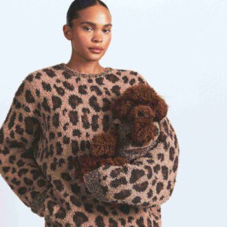 Gemütlicher Oversize-Pullover mit Rundhalsausschnitt