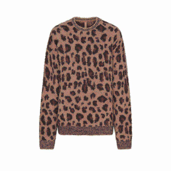 Gemütlicher Oversize-Pullover mit Rundhalsausschnitt Gemütlicher Oversize-Pullover mit Rundhalsausschnitt
