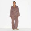 Gewebtes Lounge-Oversize-Wickeltop Gewebtes Lounge-Oversize-Wickeltop
