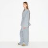 Gewebtes Lounge-Oversize-Wickeltop Gewebtes Lounge-Oversize-Wickeltop