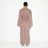 Gewebtes Lounge-Oversize-Wickeltop Gewebtes Lounge-Oversize-Wickeltop