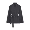 Gewebtes Lounge-Oversize-Wickeltop Gewebtes Lounge-Oversize-Wickeltop