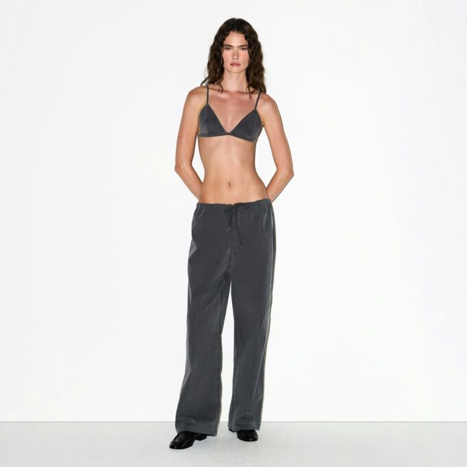 GEWEBTES LOUNGE-TRIAGLE-BRALETTE