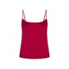 Glänzendes Camisole und kurzes Schlafset aus gewebtem Stoff
