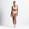 Halter-Bralette aus Baumwollrippen Halter-Bralette aus Baumwollrippen