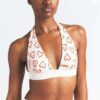 Halter-Bralette aus Baumwollrippen Halter-Bralette aus Baumwollrippen