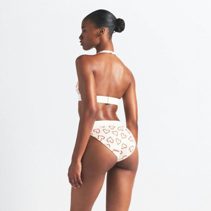 Halter-Bralette aus Baumwollrippen Halter-Bralette aus Baumwollrippen