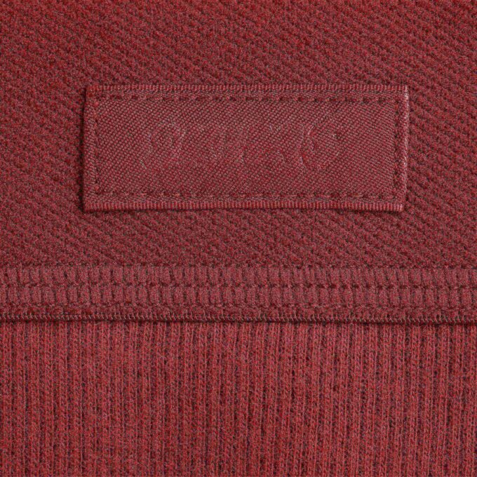 Henley-Hose mit Rundhalsausschnitt und Baumwollrippen Henley-Hose mit Rundhalsausschnitt und Baumwollrippen