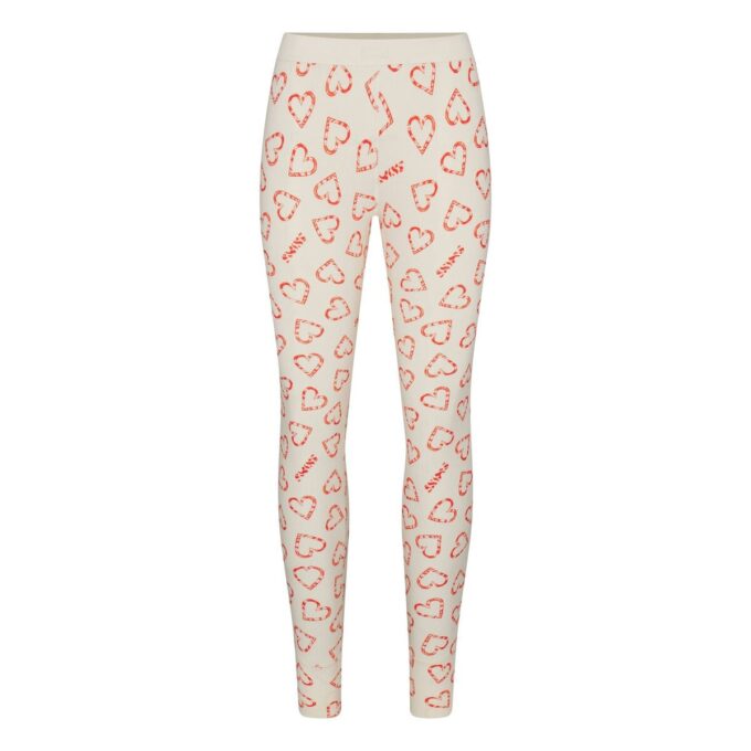 Henley- und Leggings-Set aus Baumwollrippen Henley- und Leggings-Set aus Baumwollrippen