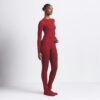 Henley- und Leggings-Set aus Baumwollrippen Henley- und Leggings-Set aus Baumwollrippen