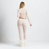 Henley- und Leggings-Set aus Baumwollrippen Henley- und Leggings-Set aus Baumwollrippen