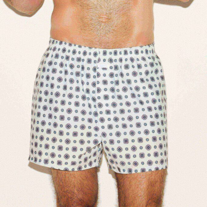 Herren-Boxershorts aus Baumwollpopeline Herren-Boxershorts aus Baumwollpopeline