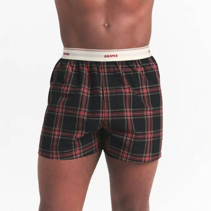 Herren-Boxershorts aus Baumwollpopeline mit Logobund Herren-Boxershorts aus Baumwollpopeline mit Logobund