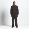 Herren-Strickhose aus Baumwolle mit geradem Bein