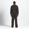 Herren-Strickhose aus Baumwolle mit geradem Bein