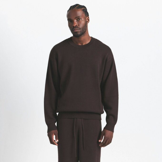 Herrenpullover aus Baumwollstrick Herrenpullover aus Baumwollstrick