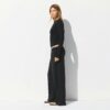 Hose aus Baumwolljersey mit weitem Bein Hose aus Baumwolljersey mit weitem Bein