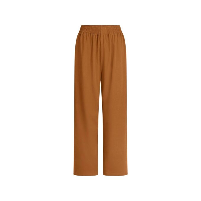 Hose aus Baumwolljersey mit weitem Bein Hose aus Baumwolljersey mit weitem Bein