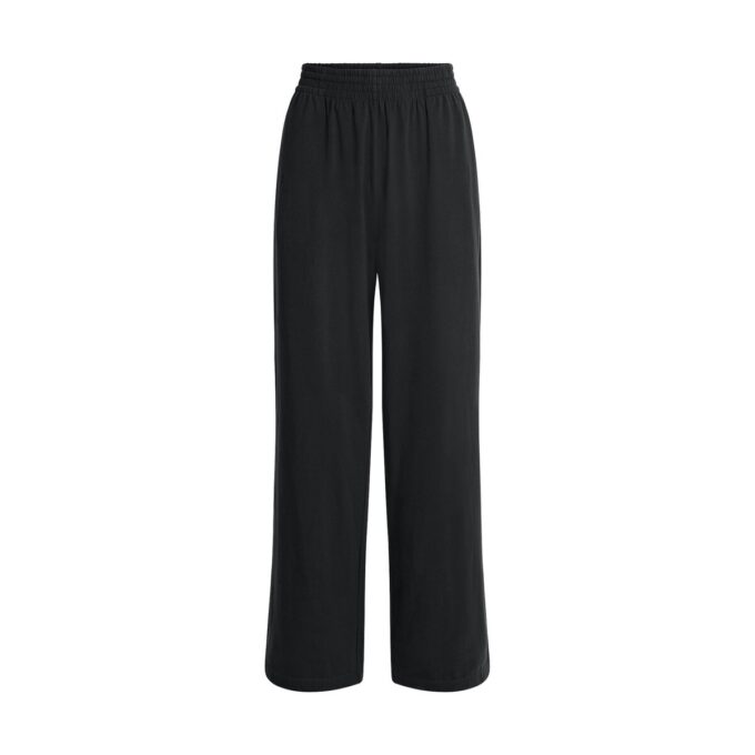 Hose aus Baumwolljersey mit weitem Bein Hose aus Baumwolljersey mit weitem Bein