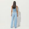 Hose aus French Terry mit geradem Bein Hose aus French Terry mit geradem Bein