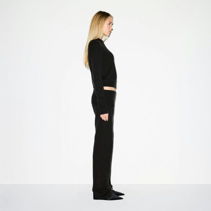 Hose aus Wolle und Kaschmir mit Umschlag Hose aus Wolle und Kaschmir mit Umschlag