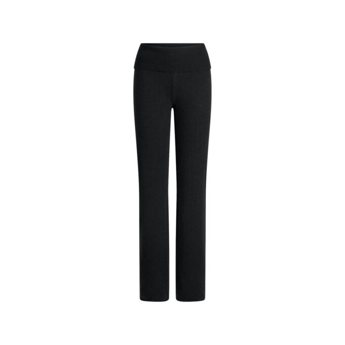 Hose aus Wolle und Kaschmir mit Umschlag Hose aus Wolle und Kaschmir mit Umschlag