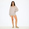 Hotpants aus Wolle und Kaschmir mit Umschlagbund Hotpants aus Wolle und Kaschmir mit Umschlagbund