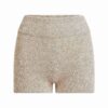 Hotpants aus Wolle und Kaschmir mit Umschlagbund Hotpants aus Wolle und Kaschmir mit Umschlagbund