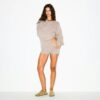 Hotpants aus Wolle und Kaschmir mit Umschlagbund Hotpants aus Wolle und Kaschmir mit Umschlagbund
