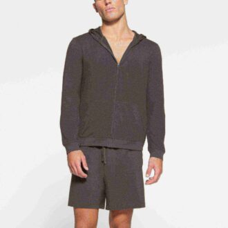 JERSEY LOUNGE HERREN-HOODIE MIT REISSVERSCHLUSS