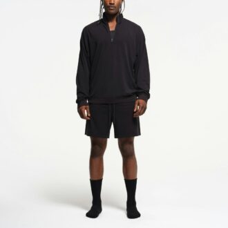 JERSEY LOUNGE HERREN RELAXED QUARTER ZIP PULLOVER