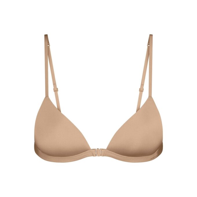 Kabelloser, dreieckiger Push-up-BH mit Frontverschluss Kabelloser, dreieckiger Push-up-BH mit Frontverschluss