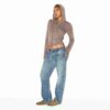 Kaschmir-Kapuzenpullover mit Reißverschluss Kaschmir-Kapuzenpullover mit Reißverschluss